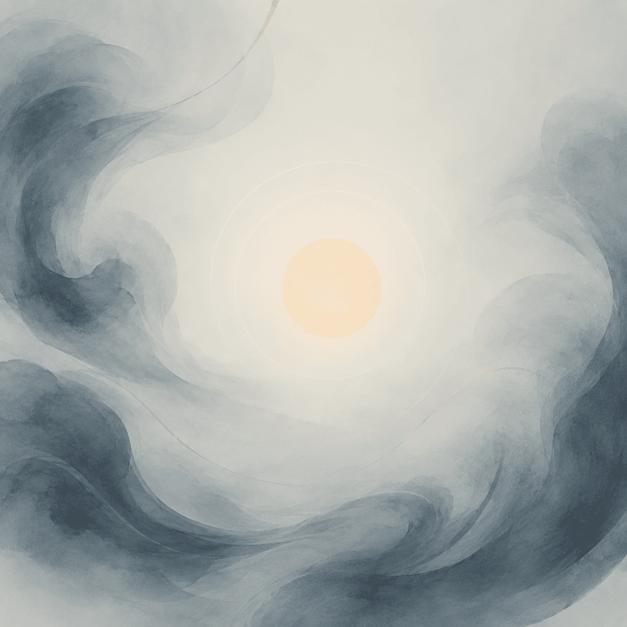 sun through the clouds